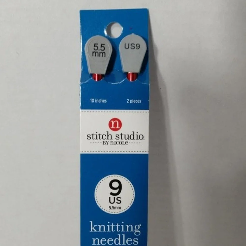 Aluminum Knitting Needles Single Point US 9 10